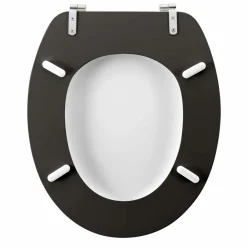 Abattant WC bois (37 x 46 cm) Cocoty Noir