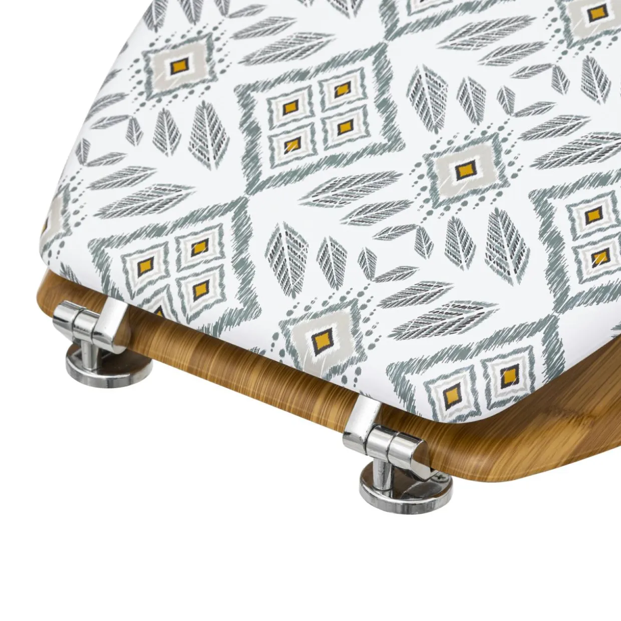 Abattant WC bois (36 x 42,5 cm) Hapache Multicolore