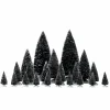 Accessoire Lemax (H23 cm) Lot de 21 sapins