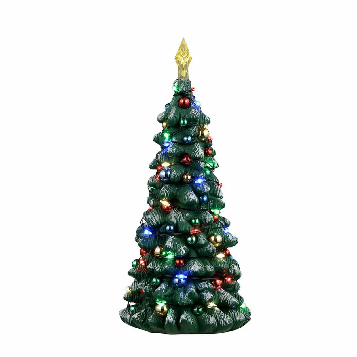Accessoire Lemax (H16 cm) Sapin de Noël lumineux Multicolore