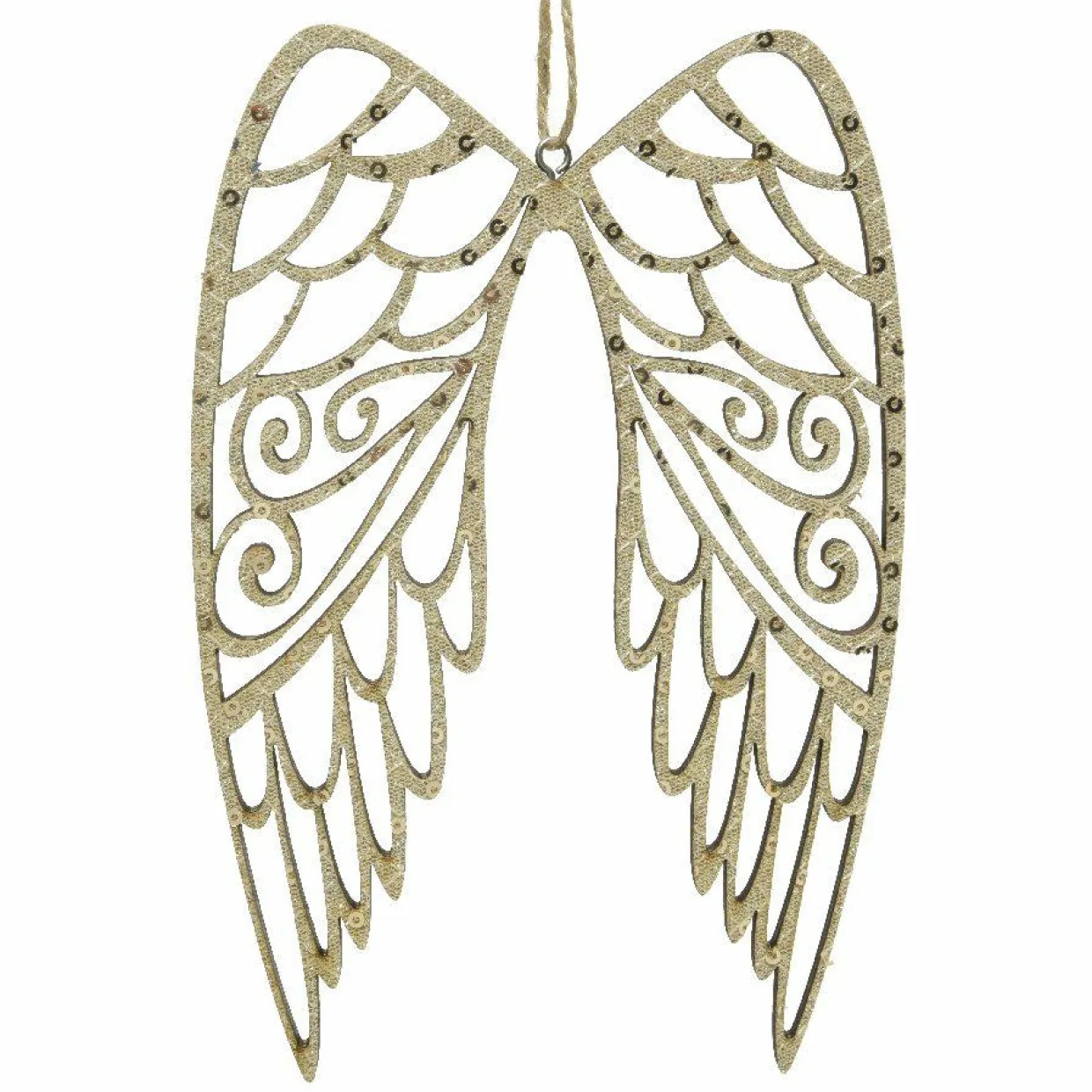 Ailes d'ange à suspendre (H18 cm) Alia Or