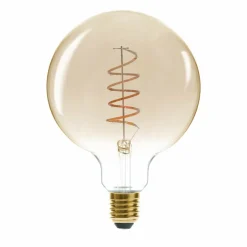 Ampoule lumineuse Glode torsadé Ambre
