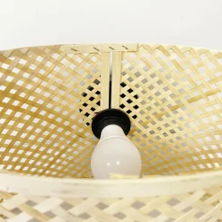 Applique murale en bambou (H34 cm) Cadiz Naturel