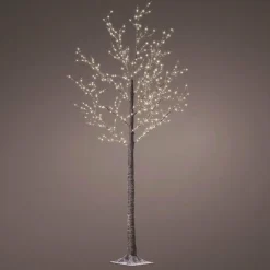 Arbre lumineux 750 LED (H220 cm) Bouleau Blanc chaud