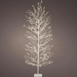 Arbre lumineux 1755 LED (H180 cm) Christmas Luxe Blanc et blanc chaud