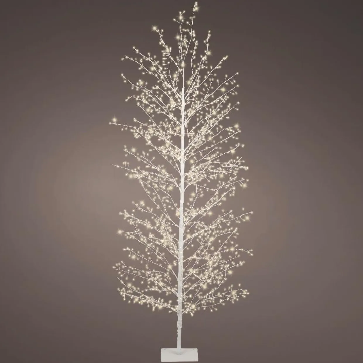 Arbre lumineux 1755 LED (H180 cm) Christmas Luxe Blanc et blanc chaud