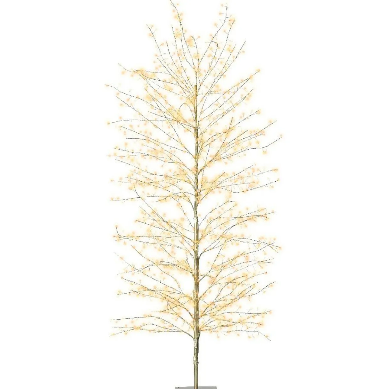 Arbre lumineux 1755 LED (H180 cm) Christmas Luxe Or et blanc chaud