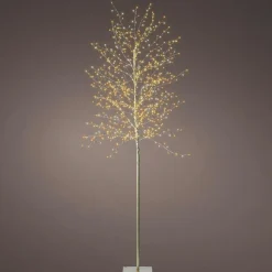 Arbre lumineux 720 LED (H180 cm) Holly Platane Blanc et blanc chaud