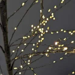 Arbre lumineux 720 LED (H180 cm) Holly Platane Noir et blanc chaud
