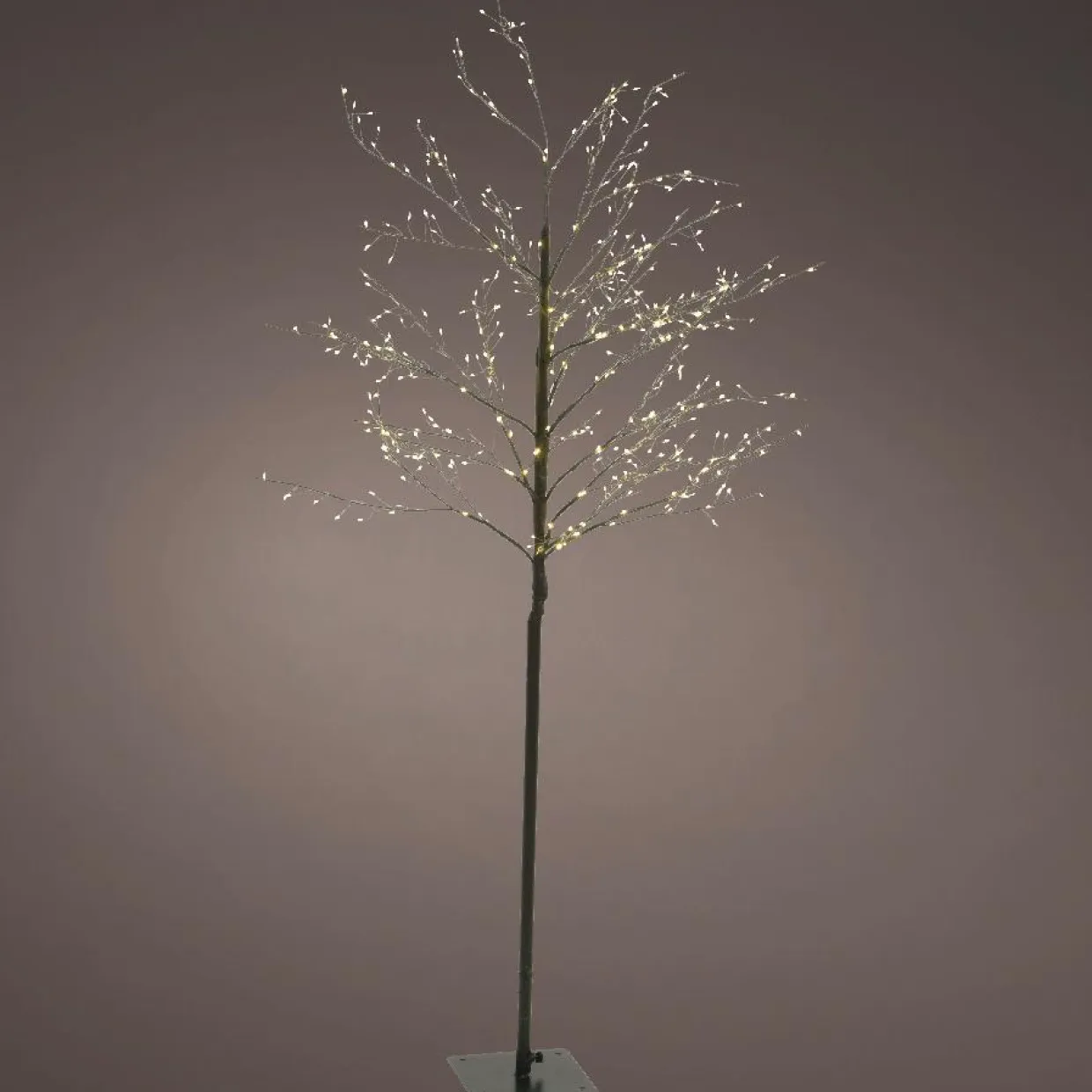Arbre lumineux 720 LED (H180 cm) Holly Platane Noir et blanc chaud