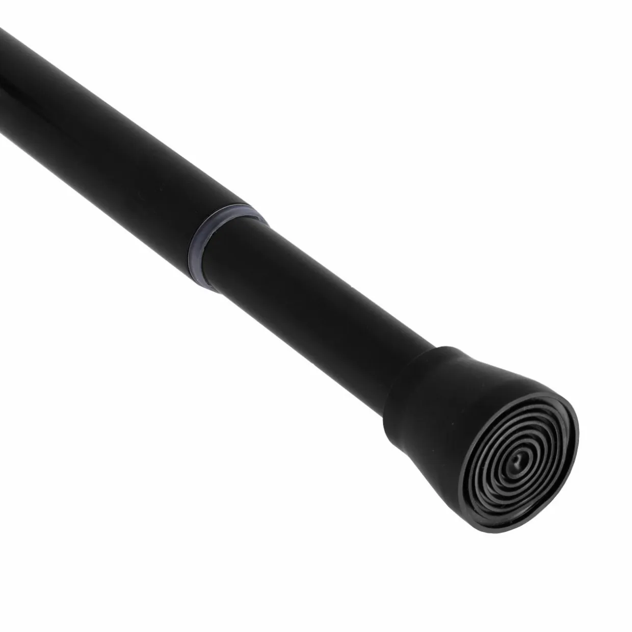 Barre de rideau de douche autobloquante (de 105 à 250 cm) Noir