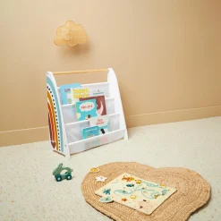 Bibliothèque enfant bois (60 x 62 cm) Leno Multicolore
