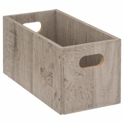 Boite de rangement (15 x 31 x 15 cm) Mano Grise