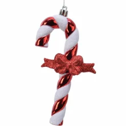 Bonbon à suspendre (H13 cm) Sucre d'orge Noeud Rouge