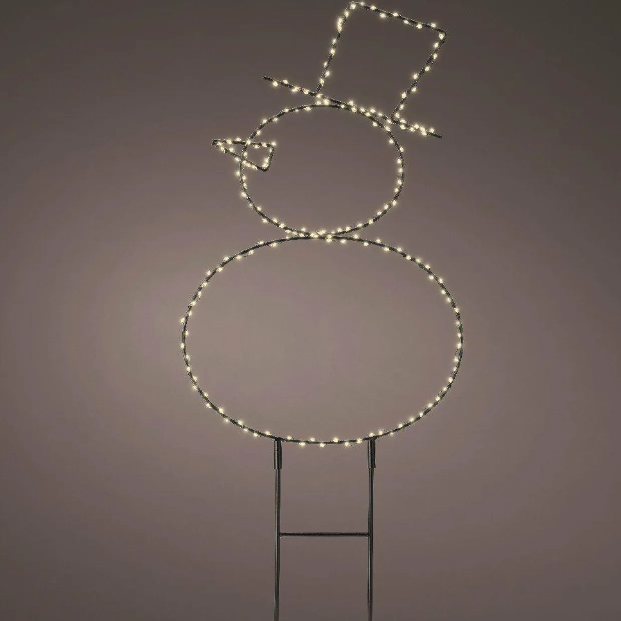 Bonhomme de neige lumineux 180 LED (H47 cm) Blanc chaud