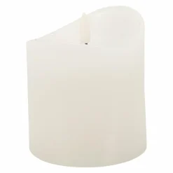 Bougie à piles LED (H12 cm) Axelle Blanc