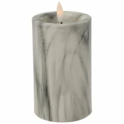 Bougie à piles LED (H12 cm) Emma Blanc