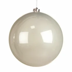 Boule de Noël (D200 mm) Alpine Perle