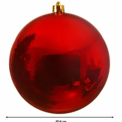Boule de Noël (D140 mm) Alpine Rouge