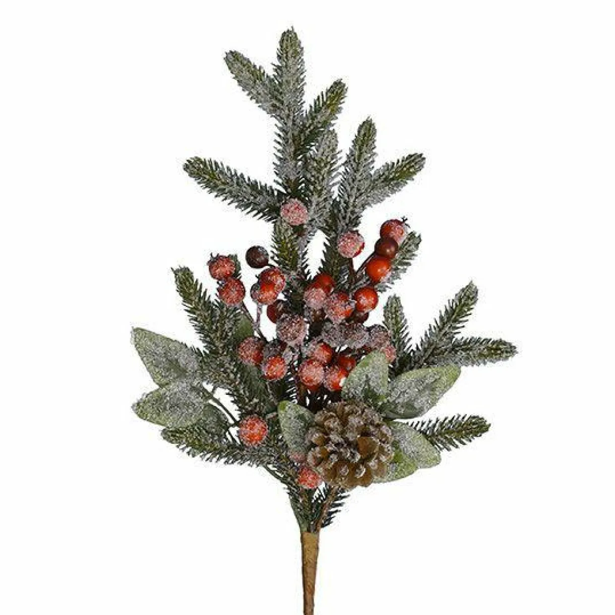 Branche de sapin (50 cm) Tila Vert enneigée