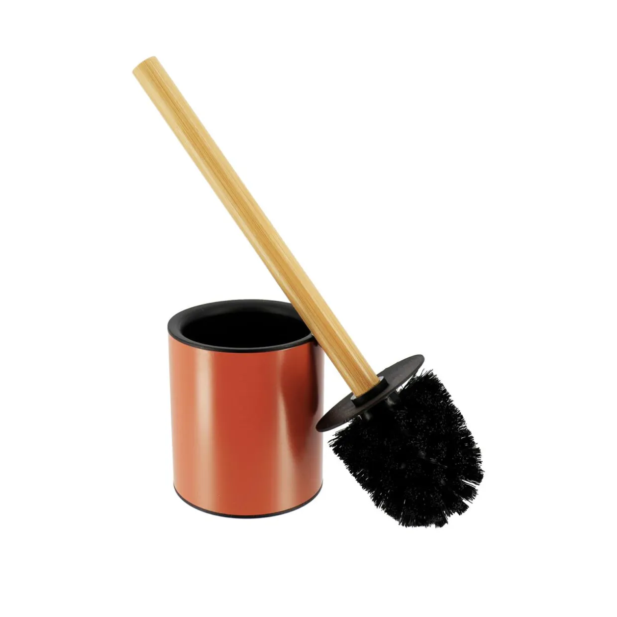 Brosse WC métal Purebamboo Terracotta