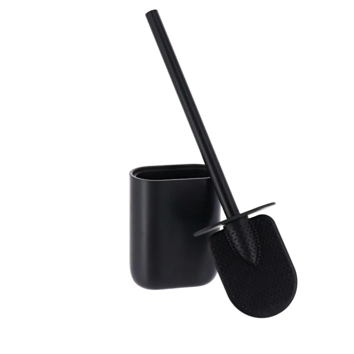 Brosse WC ovale Japandi Noir