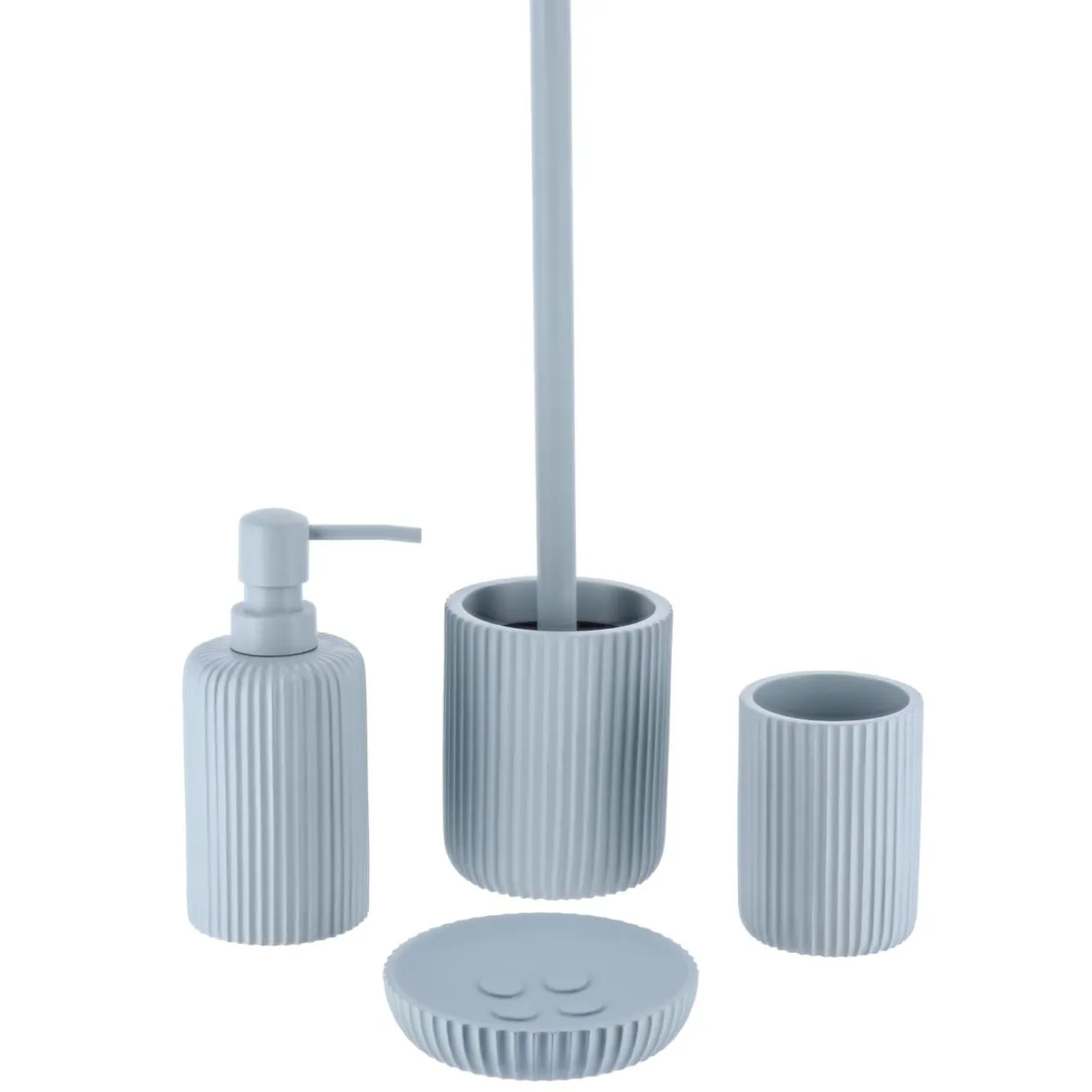 Brosse WC Timeless Strié Bleu clair