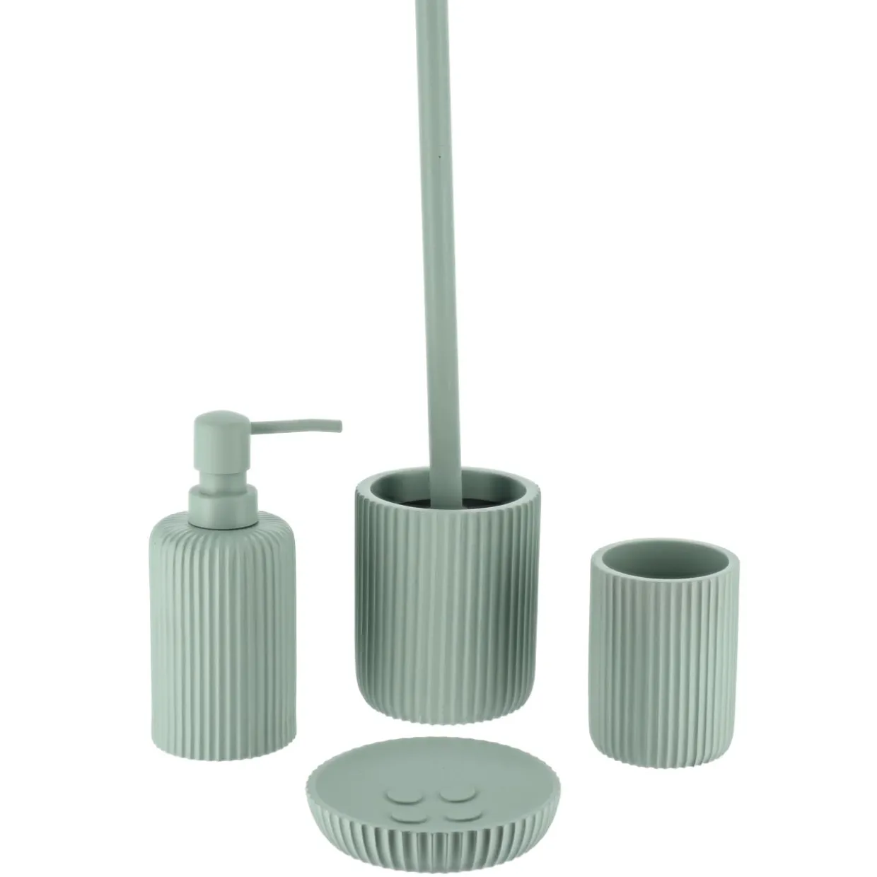 Brosse WC Timeless Strié Vert eucalyptus