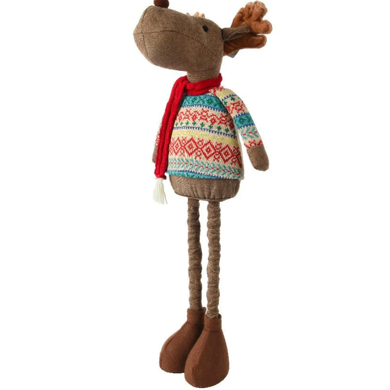 Caribou debout (H77 cm) André pull tricoté