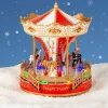 Carrousel lumineux et musical à piles D'antan