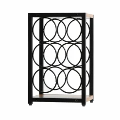 Casier range-bouteilles industriel 6 emplacements (H20 cm) Sacha Noir