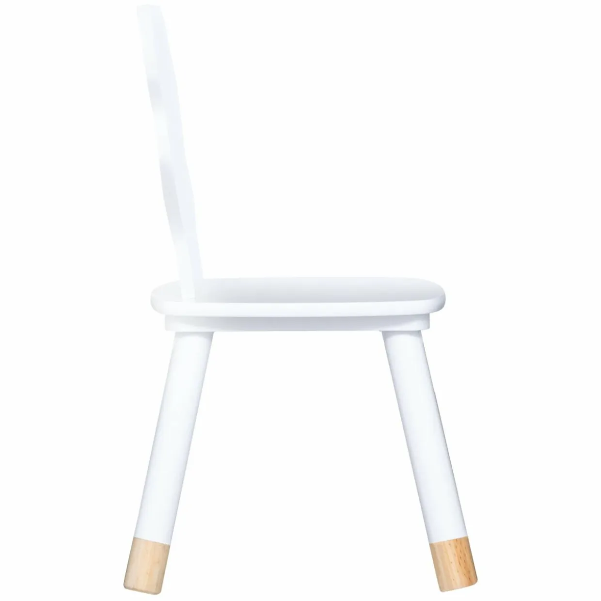 Chaise enfant bois (H52,5 cm) Douceur Renard Blanche