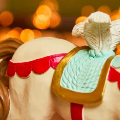Cheval à bascule (H18 cm) Cirque de Noël