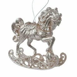 Cheval à suspendre (H9 cm) Bascule Perle