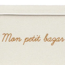 Coffre de rangement pliable enfant bouclette (36 x 57 cm) Yuma Blanc