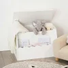 Coffre enfant bois (H38 cm) Evan Blanc