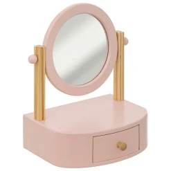 Coiffeuse à poser enfant bois (H28 cm) Louna Rose