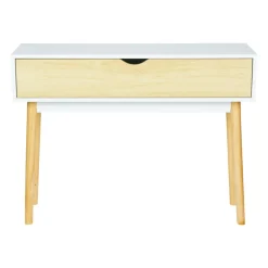 Console bois (H75 cm) Hortense Blanche