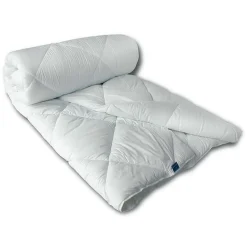 Couette Chaude (260 x 240 cm) Microfibre Lavable à 95°C Blanche