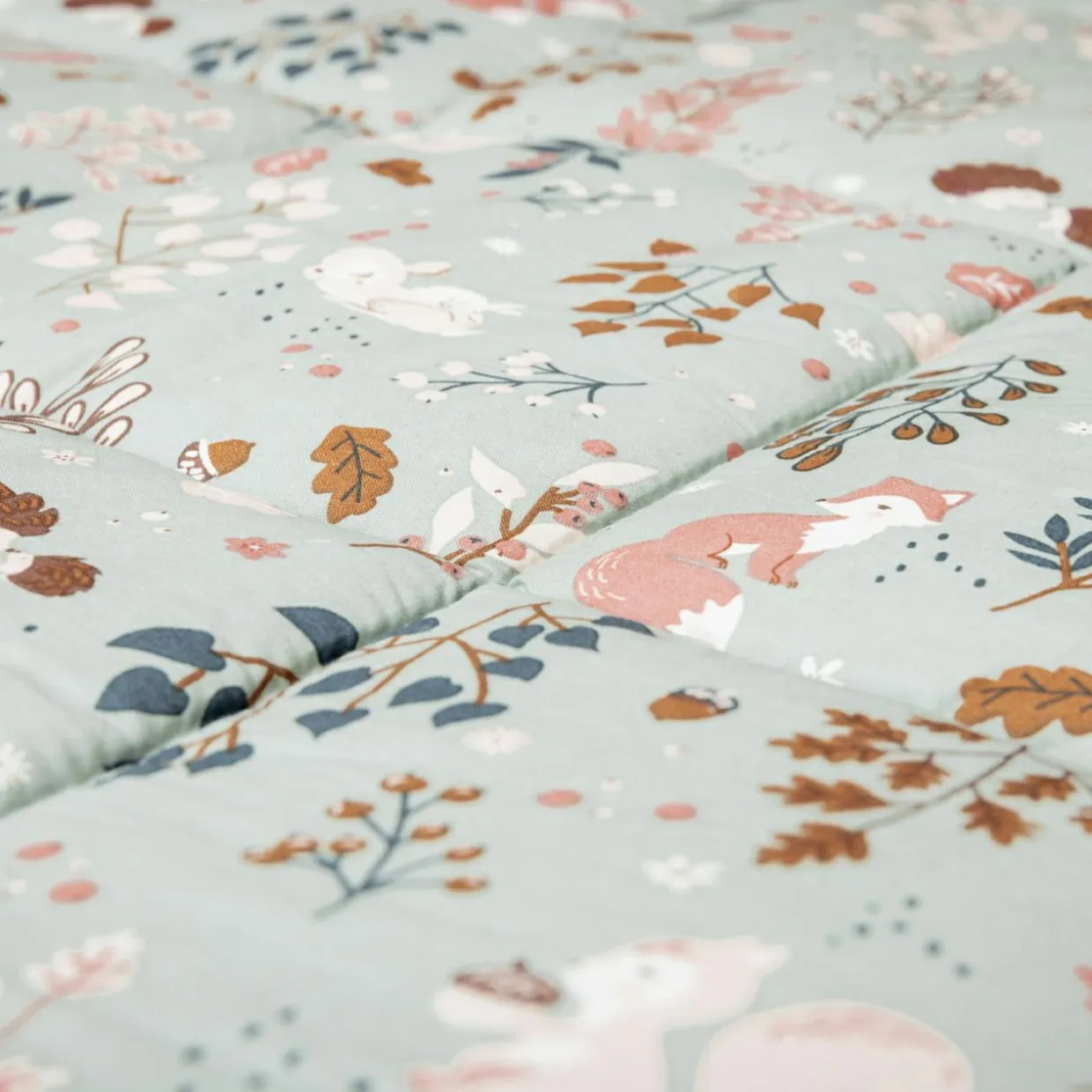 Couette imprimée enfant et sa taie d'oreiller (140 x 200 cm) Tamia Multicolore