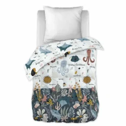 Couette imprimée enfant (140 x 200 cm) Octopia Multicolore