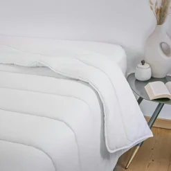Couette tempérée coton anti acarien (140 x 200 cm) Celeste Blanche