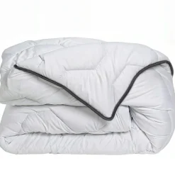 Couette très chaude enveloppe percale de coton (240 x 220 cm) Galaxie Blanche