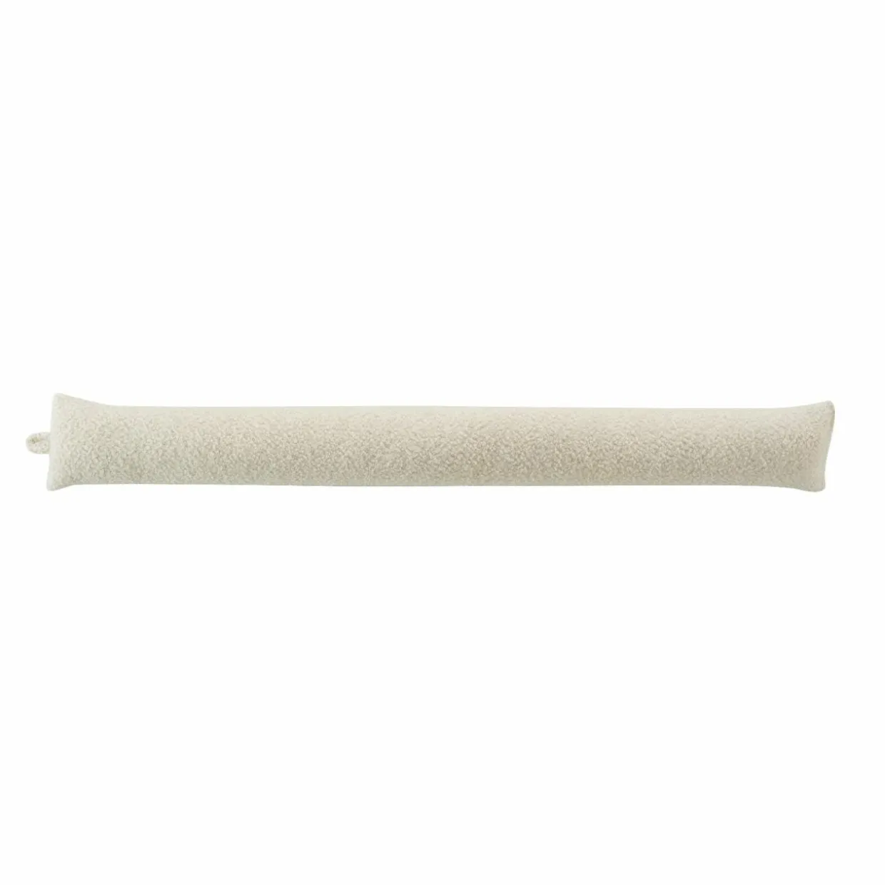 Coussin bas de porte bouclette (80 x 10 cm) Wooly Ecru