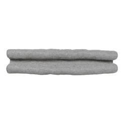 Coussin bas de porte double effet lin (80 cm) Alfred Gris