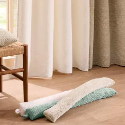 Coussin bas de porte flanelle (80 x 10 cm) Flanela Vert kaki