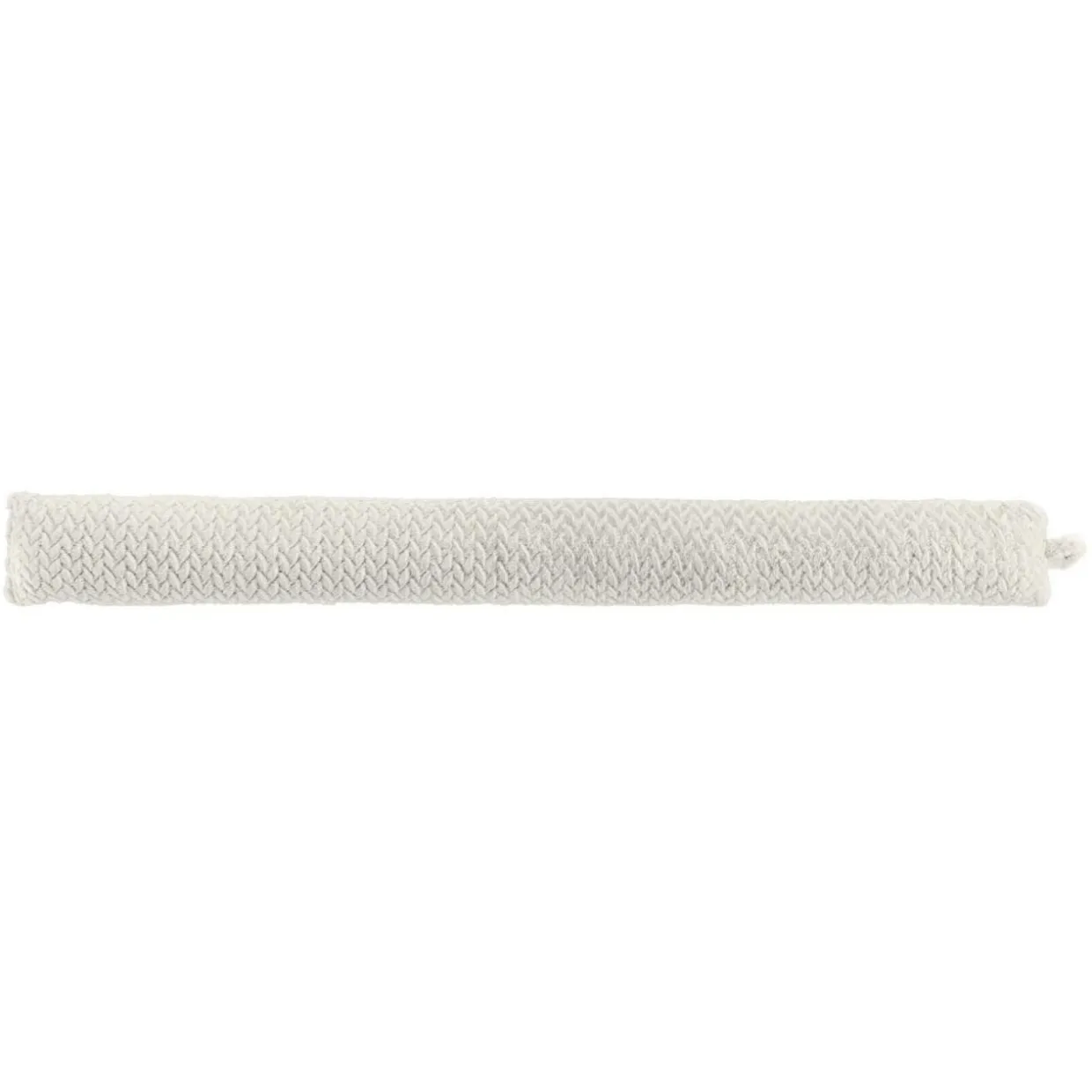 Coussin bas de porte flanelle (80 x 10 cm) Flanela Ecru