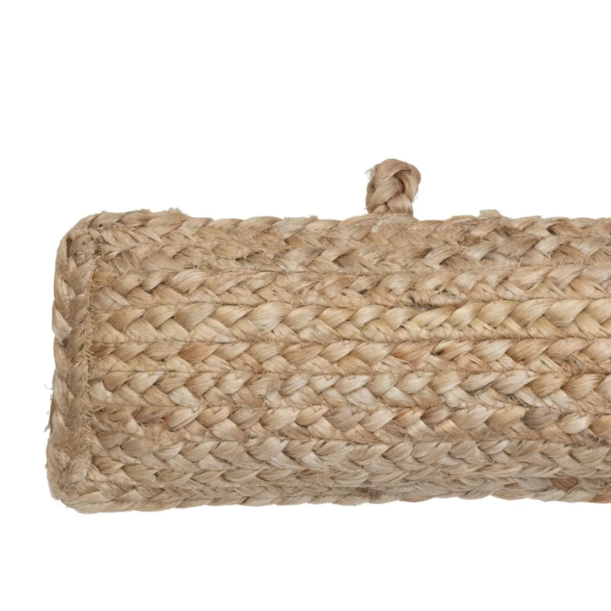 Coussin bas de porte jute (90 cm) Natura Beige