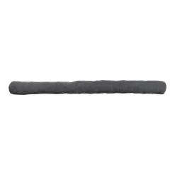 Coussin bas de porte simple effet velours côtelé (80 cm) Ernest Gris