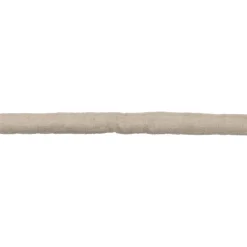 Coussin bas de porte simple jute (80 cm) Clément Beige
